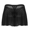 99813 CandyMan Men's Mesh Skirt Color Black