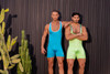 2216 JOR Men's Fighter Bodysuit Color Green