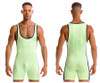 2216 JOR Men's Fighter Bodysuit Color Green