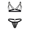 99838 CandyMan Men's Two-Piece Outfit Color Black