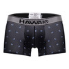 42470 Hawai Men's Printed Microfiber Trunks Color Black