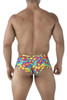 91249 Xtremen Men's Printed Trunks Color Bubbles