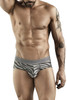 1801 Clever Men's Cebra Briefs Color Gray