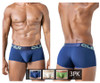 229953 Clever Men's 3PK Australian Latin Trunks Color Beige-Blue-Green
