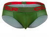 519968 Clever Men's 3PK Australian Latin Briefs Color Beige-Blue-Green