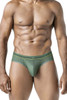519969 Clever Men's 3PK Australian Latin Briefs Color Blue-Petrol-Green
