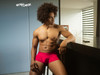 EW1744 ErgoWear Men's MAX BOLD Trunks Color Red
