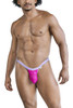 99841 CandyMan Men's Mesh Thong Color Hot Pink