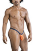 99841 CandyMan Men's Mesh Thong Color Orange