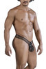 99843 CandyMan Men's Fishnet Thong Color Black