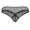 99843 CandyMan Men's Fishnet Thong Color Black