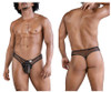 99843 CandyMan Men's Fishnet Thong Color Black