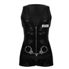 99844 CandyMan Men's Police Bodysuit Color Black