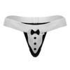 99846 CandyMan Men's Tuxedo Thong Color Black