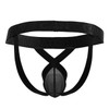 99847 CandyMan Men's Mesh Thong Color Black