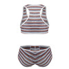 99859 CandyMan Men's Two Piece Outfit Color Stripes
