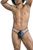 99860 CandyMan Men's Fishnet Thong Color Nude-Black