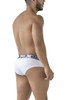 41316 Xtremen Men's Microfiber Briefs Color White