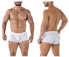 91209B Xtremen Men's Microfiber Trunks Color White