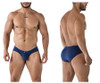 91210B Xtremen Men's Microfiber Briefs Color Navy