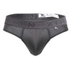 91211B Xtremen Men's Microfiber Thong Color Gray