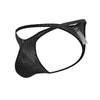 91214B Xtremen Men's Microfiber Thongs Color Black