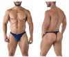 91214B Xtremen Men's Microfiber Thong Color Dark Blue