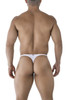 91214B Xtremen Men's Microfiber Thong Color White
