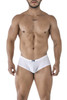 91216B Xtremen Men's Microfiber Trunks Color White
