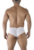 91216B Xtremen Men's Microfiber Trunks Color White