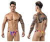1829 Pikante Men's Abstract Thong Color Purple