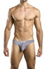XSJ01 Justin+Simon Men's Classic Bikini Color Lurex Gray