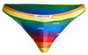 XSJ01 Justin+Simon Men's Classic Bikini Color Pride Flag