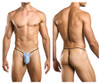 XSJ02 Justin+Simon Men's Classic G-String Color Lurex Blue