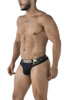 91235 Xtremen Men's Microfiber Thong Color Black