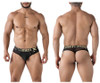 91235 Xtremen Men's Microfiber Thong Color Black
