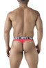 91235 Xtremen Men's Microfiber Thong Color Fuchsia