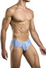XSJ22 Justin+Simon Men's Cheek Briefs Color Lurex Blue
