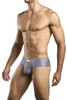 XSJ22 Justin+Simon Men's Cheek Briefs Color Lurex Gray