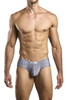 XSJ22 Justin+Simon Men's Cheek Briefs Color Lurex Gray