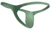 XSJBU02 Justin+Simon Men's Bulge Thong Color New Green