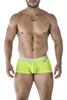 91237 Xtremen Men's Microfiber Trunks Color Neon Green