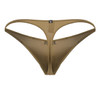 91238 Xtremen Men's Microfiber Thong Color Brown