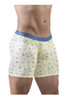 EW1771 ErgoWear Men's SLK SE Boxer Briefs Color Vanilla-Birds