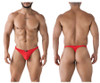 91223 Xtremen Men's Microfiber Thong Color Red