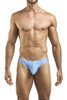 XSJ01 Justin+Simon Men's Classic Bikini Color Baby Blue
