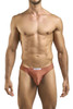 Men’s Classic Bikini Briefs – Sleek Comfortable Low-Rise Underwear (Ochre) by JUSTIN+SIMON
