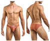 Men’s Classic Bikini Briefs – Sleek Comfortable Low-Rise Underwear (Ochre) by JUSTIN+SIMON