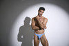 XSJ03 Justin+Simon Men's Classic Thong Color Baby Blue
