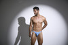 XSJ03 Justin+Simon Men's Classic Thong Color Baby Blue